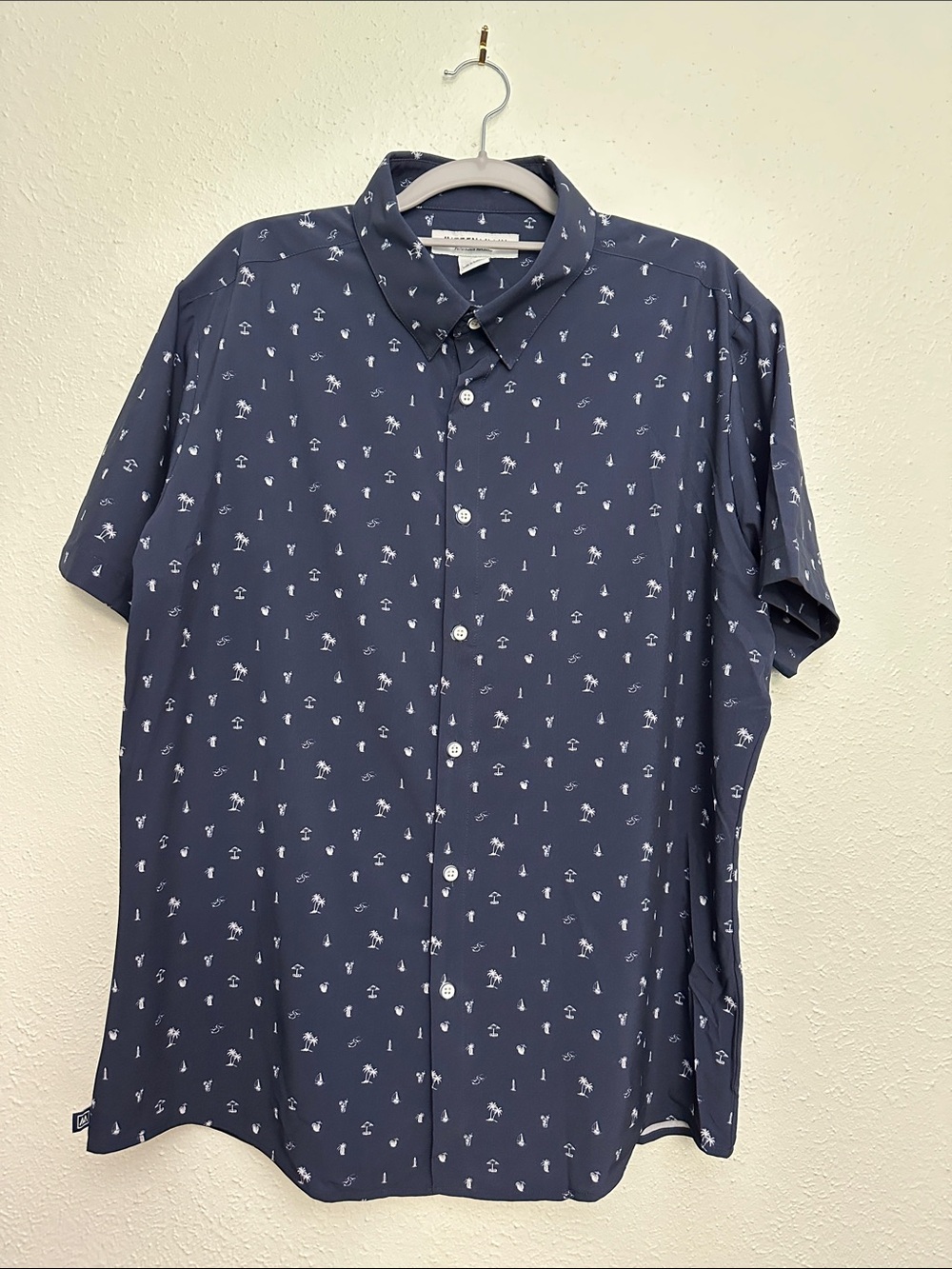 Mizzen + Main Performance Short Sleeve Button Down Shirt
